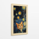 Gato Estelar - Puffy Design | Cuadro decorativo de Canvas Lab