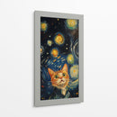 Gato Estelar - Puffy Design | Cuadro decorativo de Canvas Lab
