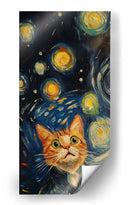 Gato Estelar - Puffy Design | Cuadro decorativo de Canvas Lab