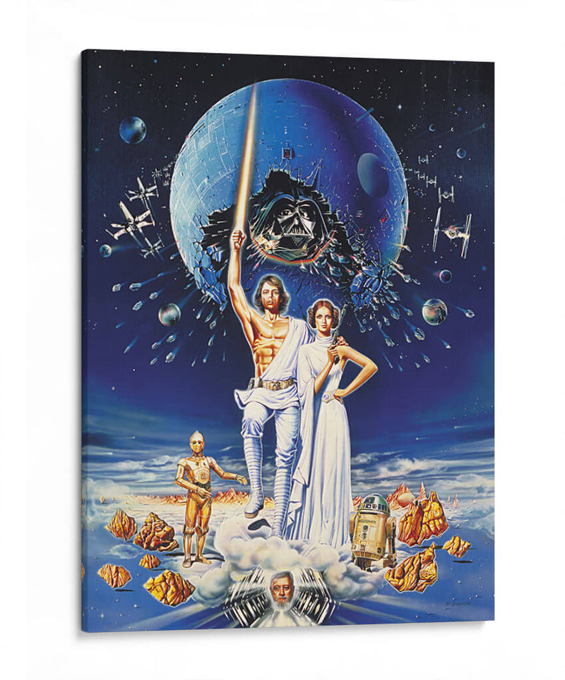Star Wars first trilogy | Cuadro decorativo de Canvas Lab