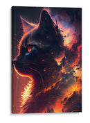 Gato de Brasa - Puffy Design | Cuadro decorativo de Canvas Lab