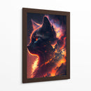 Gato de Brasa - Puffy Design | Cuadro decorativo de Canvas Lab