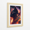 Gato de Brasa - Puffy Design | Cuadro decorativo de Canvas Lab