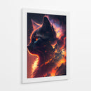 Gato de Brasa - Puffy Design | Cuadro decorativo de Canvas Lab