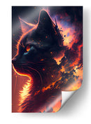 Gato de Brasa - Puffy Design | Cuadro decorativo de Canvas Lab