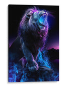 Trueno Azul - Puffy Design | Cuadro decorativo de Canvas Lab