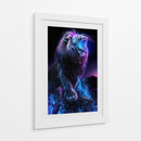 Trueno Azul - Puffy Design | Cuadro decorativo de Canvas Lab