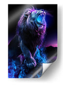 Trueno Azul - Puffy Design | Cuadro decorativo de Canvas Lab