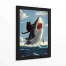 El Gato Marino - Puffy Design | Cuadro decorativo de Canvas Lab