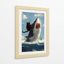 El Gato Marino - Puffy Design | Cuadro decorativo de Canvas Lab