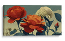 Flores en contraste - DIEGO D L | Cuadro decorativo de Canvas Lab