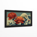 Flores en contraste - DIEGO D L | Cuadro decorativo de Canvas Lab