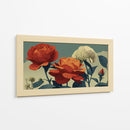Flores en contraste - DIEGO D L | Cuadro decorativo de Canvas Lab