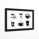 Variedad de bebidas de cafeina  - DIEGO D L | Cuadro decorativo de Canvas Lab