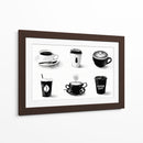 Variedad de bebidas de cafeina  - DIEGO D L | Cuadro decorativo de Canvas Lab
