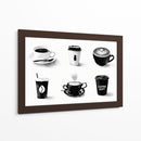 Variedad de bebidas de cafeina  - DIEGO D L | Cuadro decorativo de Canvas Lab