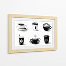 Variedad de bebidas de cafeina  - DIEGO D L | Cuadro decorativo de Canvas Lab