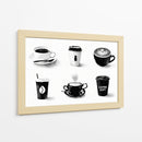 Variedad de bebidas de cafeina  - DIEGO D L | Cuadro decorativo de Canvas Lab