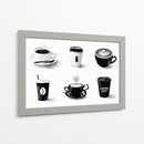 Variedad de bebidas de cafeina  - DIEGO D L | Cuadro decorativo de Canvas Lab