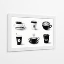 Variedad de bebidas de cafeina  - DIEGO D L | Cuadro decorativo de Canvas Lab