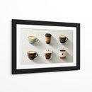 Iconos de colores de cafe - DIEGO D L | Cuadro decorativo de Canvas Lab