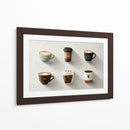 Iconos de colores de cafe - DIEGO D L | Cuadro decorativo de Canvas Lab