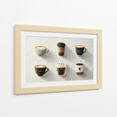 Iconos de colores de cafe - DIEGO D L | Cuadro decorativo de Canvas Lab