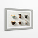 Iconos de colores de cafe - DIEGO D L | Cuadro decorativo de Canvas Lab