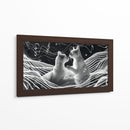 Ondas y Gatos - Cecilia Flores | Cuadro decorativo de Canvas Lab