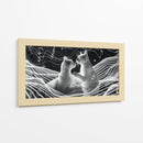 Ondas y Gatos - Cecilia Flores | Cuadro decorativo de Canvas Lab