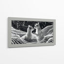 Ondas y Gatos - Cecilia Flores | Cuadro decorativo de Canvas Lab