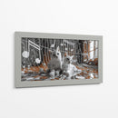 Gatos II - Cecilia Flores | Cuadro decorativo de Canvas Lab