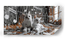 Gatos II - Cecilia Flores | Cuadro decorativo de Canvas Lab