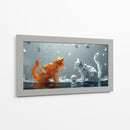 Gatos con música - Cecilia Flores | Cuadro decorativo de Canvas Lab
