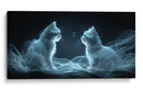 Gatos fantasmas - Cecilia Flores | Cuadro decorativo de Canvas Lab