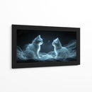 Gatos fantasmas - Cecilia Flores | Cuadro decorativo de Canvas Lab
