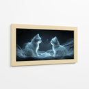 Gatos fantasmas - Cecilia Flores | Cuadro decorativo de Canvas Lab