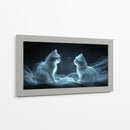 Gatos fantasmas - Cecilia Flores | Cuadro decorativo de Canvas Lab