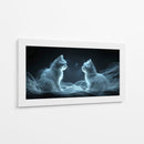 Gatos fantasmas - Cecilia Flores | Cuadro decorativo de Canvas Lab