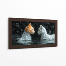 Gatos musicales - Cecilia Flores | Cuadro decorativo de Canvas Lab