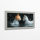 Gatos musicales - Cecilia Flores | Cuadro decorativo de Canvas Lab