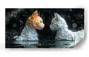 Gatos musicales - Cecilia Flores | Cuadro decorativo de Canvas Lab