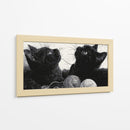 Gatos Negros - DIEGO D L | Cuadro decorativo de Canvas Lab