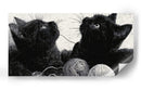 Gatos Negros - DIEGO D L | Cuadro decorativo de Canvas Lab