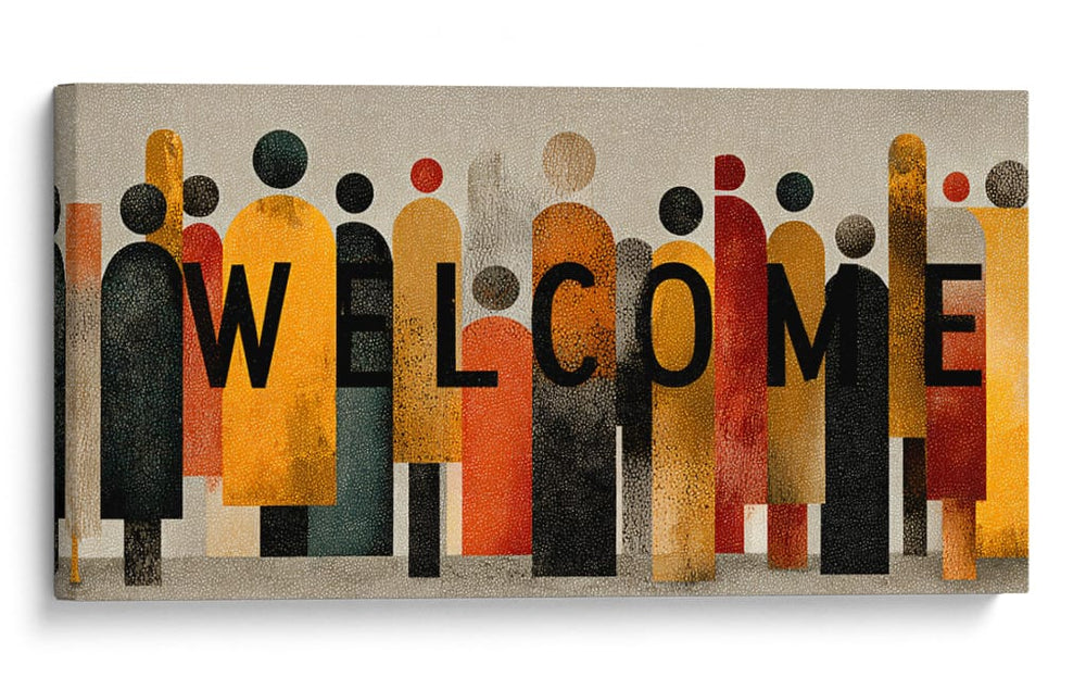 Todos son bienvenidos  - DIEGO D L | Cuadro decorativo de Canvas Lab