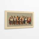 Todos somos bienvenidos - DIEGO D L | Cuadro decorativo de Canvas Lab
