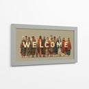 Todos somos bienvenidos - DIEGO D L | Cuadro decorativo de Canvas Lab