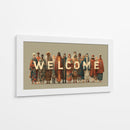 Todos somos bienvenidos - DIEGO D L | Cuadro decorativo de Canvas Lab