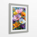 Flores color pastel - DIEGO D L | Cuadro decorativo de Canvas Lab