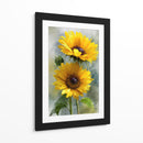 Par de girasoles - DIEGO D L | Cuadro decorativo de Canvas Lab